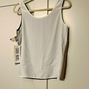 Tank Top - 4 Sided Tank Top With three Colors: White,Black, Beige. Size S, NWT